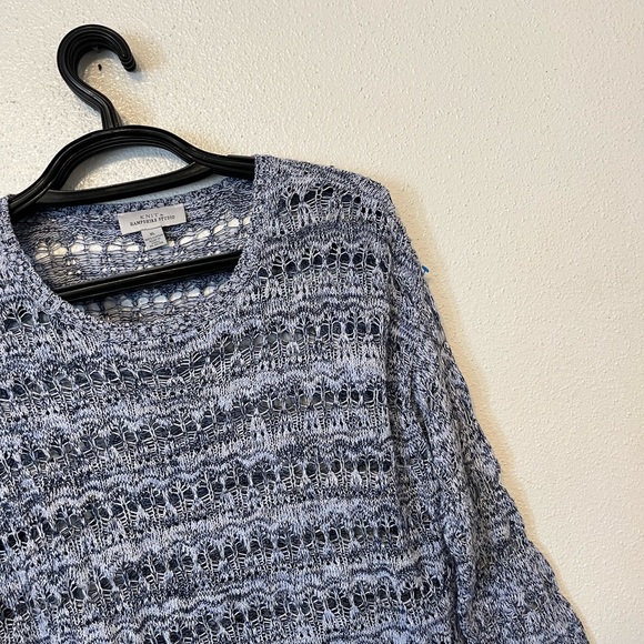 Knit By Hampshire Studio Sweater Open Knit Multicolor - Picture 9 of 14